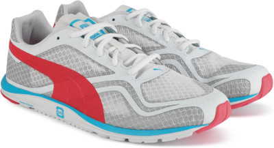 

Puma Faas 100 R v1.5 Running Shoes For Men(Blue, White, Orange, White-red blast