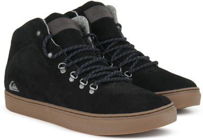 

Quiksilver Mid Sneakers For Men(Black, Black/black/brown