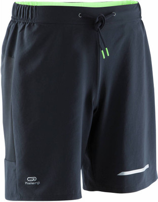 Kalenji by Decathlon Solid Men's Black Running Shorts