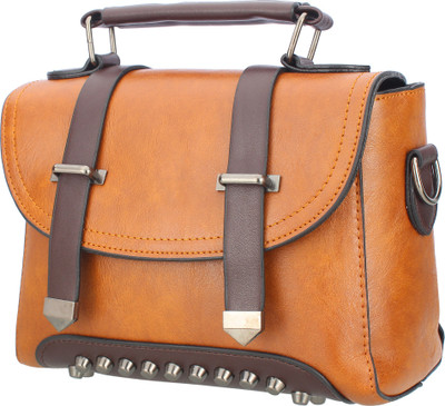

Margaux Women Evening/Party Tan PU Satchel