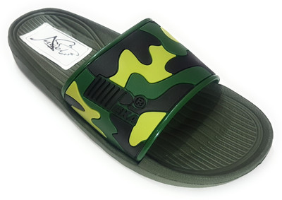 

Angel Fashion MG ERA Slipper Slides, Green