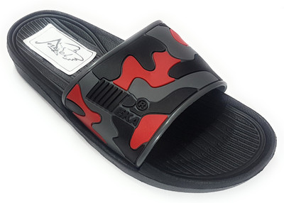 

Angel Fashion MG ERA Slipper Slides, Red