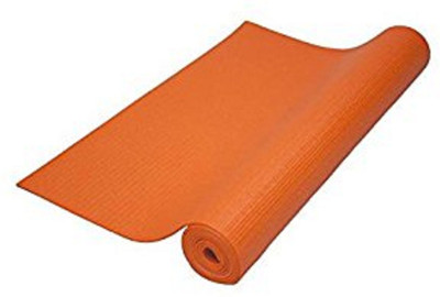 

Kuber Industries Yoga Mat Thick Anti Skid Washable Fitness Exercise Imported Non-Slip Surface (Orange) Code-YG14 Orange 6 mm Yoga Mat