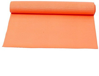 

Kuber Industries Yoga Mat Thick Anti Skid Washable Fitness Exercise Imported Non-Slip Surface (Orange) Code-YG15 Orange 6 mm Yoga Mat