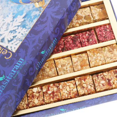 

Ghasitaram Gifts Natural Fruit Assorted Sugarfree Sweets(200 g, Box)