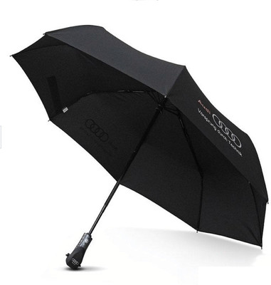 

BonZeal Latest Unique Windproof Anti UV 3 High Quality Audi business Long Handle Parasol Automatic Luxury Folding Umbrella Umbrella(Black)