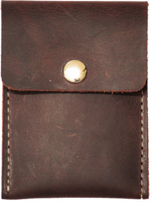 

Samuel Johnson Men Tan Genuine Leather Card Holder(2 Card Slots), Royal brown