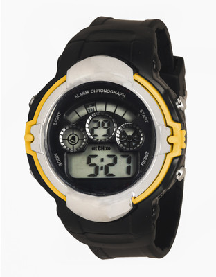 DIRAY YS1811YELLOW EL Backlight Alarm Function Watch - For Boys