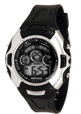 

DIRAY YSMIN45BLACK EL Backlight Alarm Function Watch - For Boys