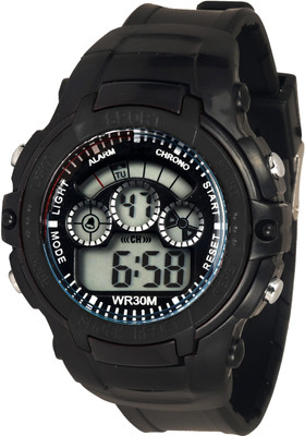 

DIRAY YS45RINGBLACK EL Backlight Alarm Function Watch - For Boys