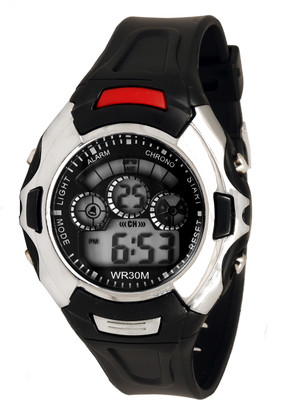 DIRAY YSMIN45RED EL Backlight Alarm Function Watch - For Boys