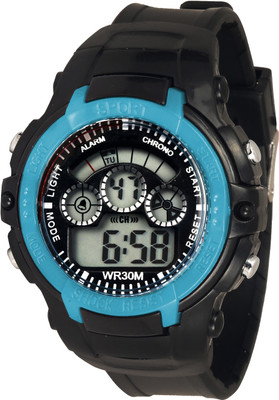 

DIRAY YS45RINGLIGHT BLUE EL Backlight Alarm Function Watch - For Boys