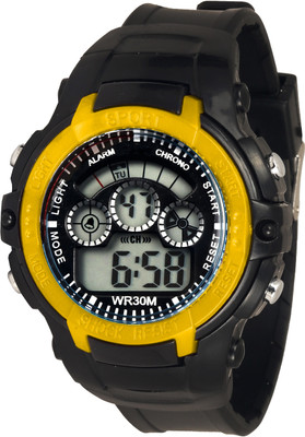 

DIRAY YS45RINGYELLOW EL Backlight Alarm Function Watch - For Boys