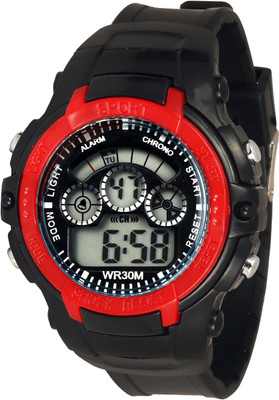 

DIRAY YS45RINGRED EL Backlight Alarm Function Watch - For Boys