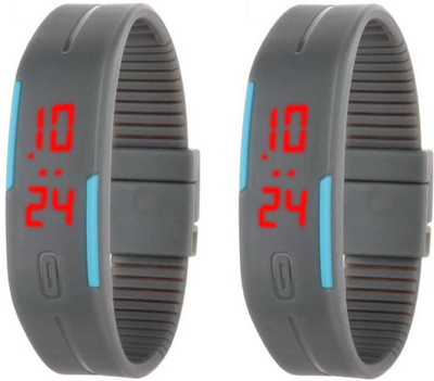 

Talgo New Arrival 2018 Red Robin Season Special RRLEDGREY2 New Special Collection Dgital LED Grey Colour And Grey Atrractive And Comfertable Rubber Strap (Combo of 2) RRLEDGREY Watch - For Boys