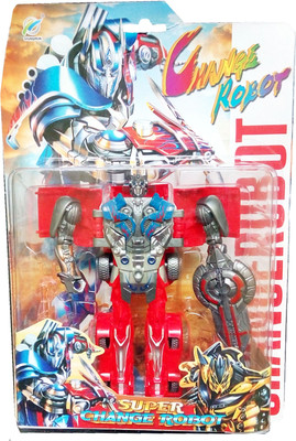 

TALKING GANESHA Transformers OPTIMUS PRIME Action figure toy for kids (Red)(Red)