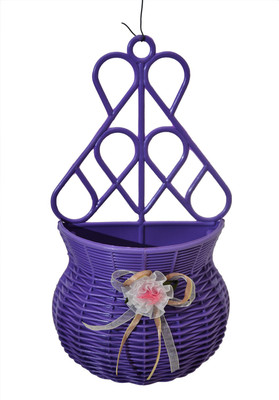 

Random Plastic Vase(9.84 inch, Purple)