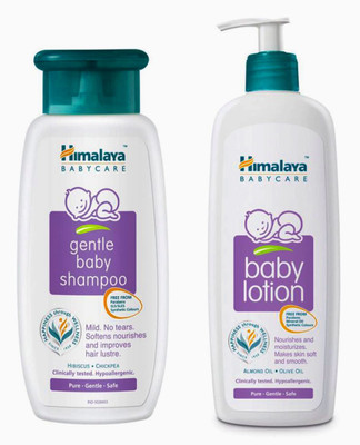 

Himalaya Original Gentle Baby Shampoo and Baby Lotion(White)