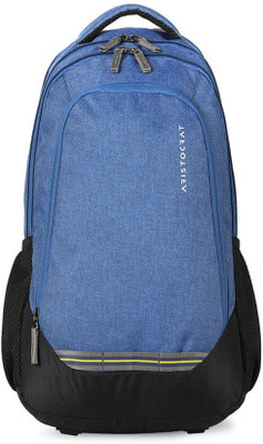 

Aristocrat Gus Fabric Blue Laptop Backpack 30 L Laptop Backpack(Blue, Black)