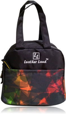 

Leather Land French Cut Lunch Bag In Dashi Black Waterproof Lunch Bag(Black, 9 inch)