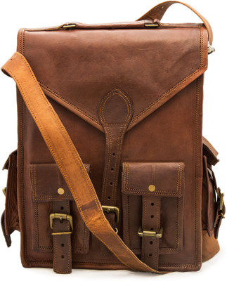

SR MART Vintage bagpack Waterproof Sling Bag(Brown, 5 inch)