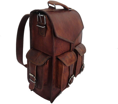 

S R MART vintage Backpack(Brown, 5 inch)
