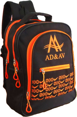 

AD & AV 103_ORANGE 25 L Backpack(Orange, Black)