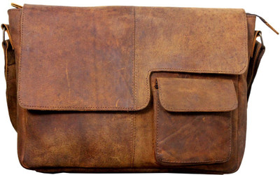 

S R MART Handy Messenger Bag(Brown, 5 inch)