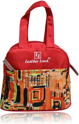 

Leather Land French Cut Lunch Bag In 'Red' Waterproof Lunch Bag(Red, 9 inch)