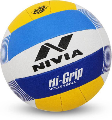 

Nivia Volleyball 12 Volleyball - Size: (Pack of 1, Yellow, Blue, Multicolor