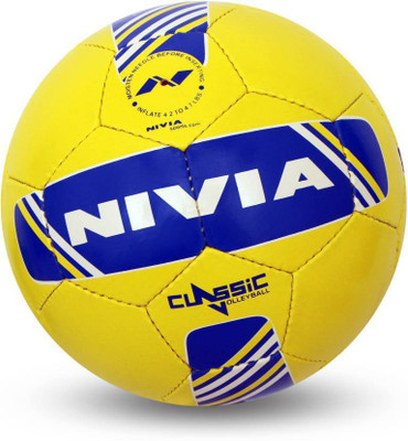 

Nivia Volleyball 13 Volleyball - Size: (Pack of 1, Yellow, Blue