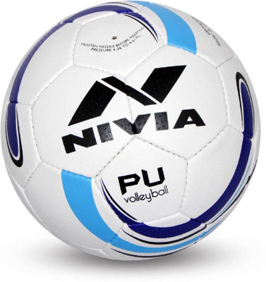 

Nivia Volleyball 8 Volleyball - Size: (Pack of 1, Yellow, Blue, Multicolor