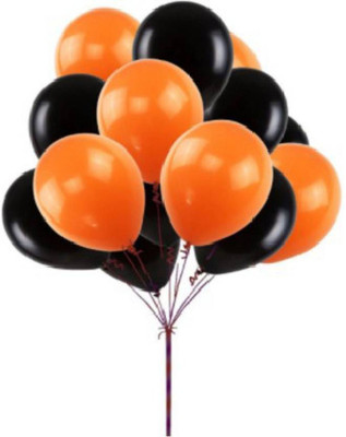 

YNS Crafts Stock Solid CS-B-170 Balloon(Black, Orange, Pack of 25)