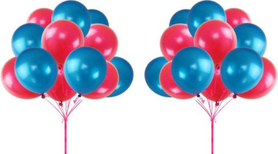 

YNS Crafts Stock Solid CS-B-178 Balloon(Blue, Pink, Pack of 25)