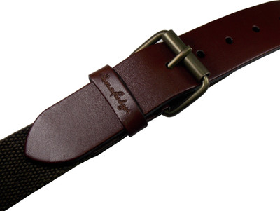 

Honey Badger Men & Women Casual Brown Canvas Belt