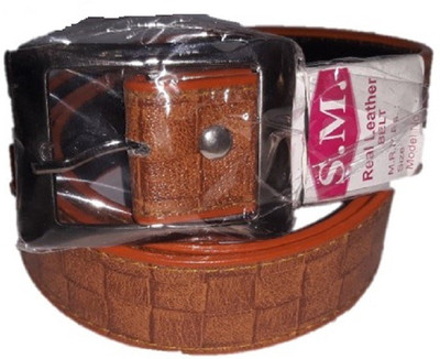 

SM Men Tan Synthetic Belt