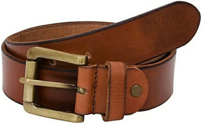 

VE-VAISHNO Men Casual Brown Metal, Genuine Leather Reversible Belt