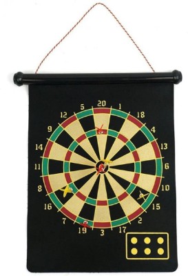 Leosportz Prro Magnetic Dart Board Is A Great Way To Play Darts Safely At Home Or In The Office. Made Of High Quality Rubber, Steel And Velvet, It Is Durable To Use. The Board Simply Hangs On Any Wall And If You Throw The Included Magnetic Darts, They Will Stick To The Board. After You Have Finished