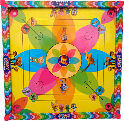 Ashtriya Sunshine 2in1 Double Side 20x20 Inches Carrom
