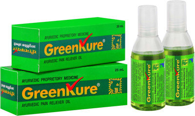 

Greenkure Pain Relief Ayurvedic Oil (Combo Pack of two 25 ml bottles) Liquid(50 ml)