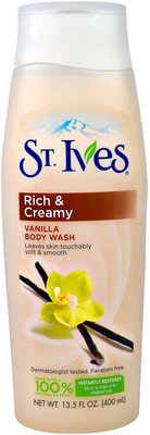 

St. Ives Rich & Creamy, Vanilla Body Wash, 13.5 fl oz (400 ml)(400 ml)