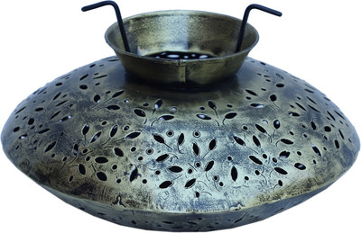

AGARWALTRADINGCOMPANY ATC Multicolor Iron Home Decorative Round Shape 1 Candle Holder Candle(Multicolor, Pack of 1)