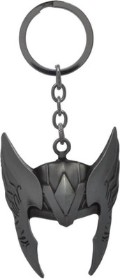 

MGP Fashion super hero silver helmet mask Key Chain(Silver)