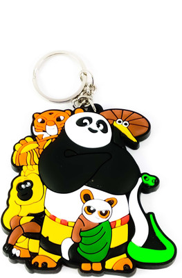 

ShopTop Kungfu Panda and The Dragon Warrior family keychain Key Chain(Multicolor)