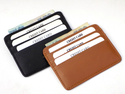 

Czar Enterprises 10 Card Holder(Set of 2, Tan, Black)