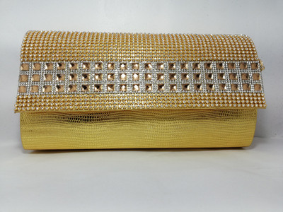 

FashionCops Party Gold Clutch