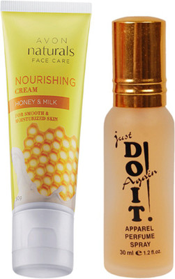 

Avon Anew NATURALS NURISHING HONEY & MILK CREAM (50 g) with one do it perfume 30 ml(Set of 2)