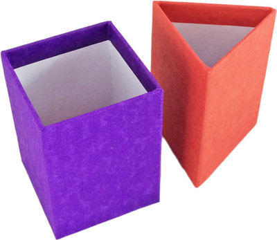 

Revolt India 1 Compartments Cardboard Pen and Pencil Holder(Purple, Red)