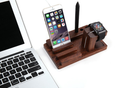 

Alishba 3 Compartments wood wooden stand(Brown)