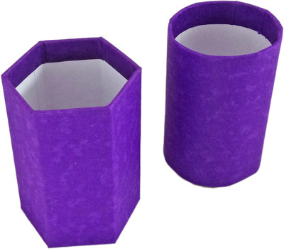 

Revolt India 1 Compartments Cardboard Pen and Pencil Holder(Purple)